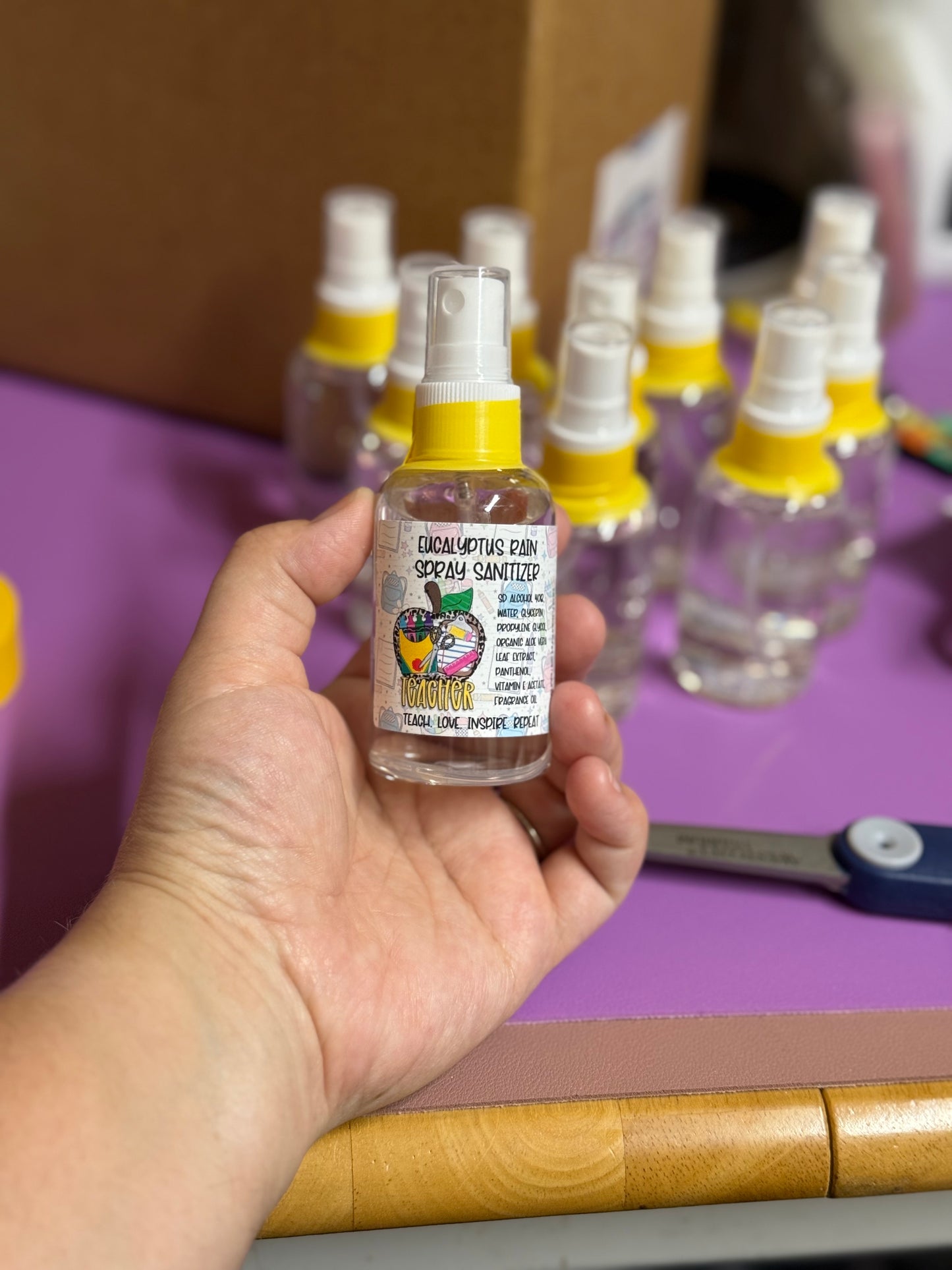 2 Ounce Teacher Spray Sanitizers